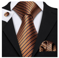 Set cravata + batista + butoni - matase 100% - model 185