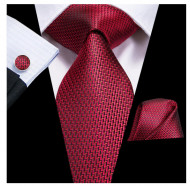 Set cravata + batista + butoni - matase 100% - model 194