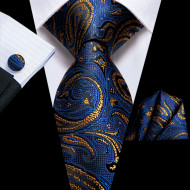 Set cravata + batista + butoni - matase 100% - model 201