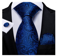 Set cravata + batista + butoni - matase naturala 100% - model 114
