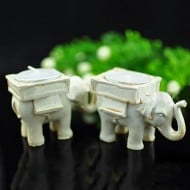 Suport ornamental lumanare - elefant - simbolul norocului