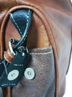 Geanta dama Charm & Shape, cu numeroase compartimentari, nuante de maro - Img 4