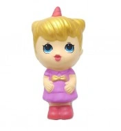 Jucarie Squishy, fetita unicorn, aurie