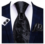 Set cravata + batista + butoni - matase 100% - model 153