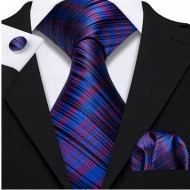 Set cravata + batista + butoni - matase 100% - model 42