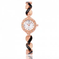 Ceas dama fin, Twisty Style, negru