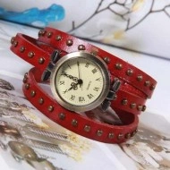 Ceas dama stil vintage - rosu - Img 2