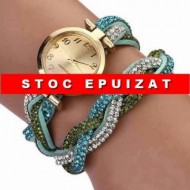 Fancy elegant watch - blue saphire