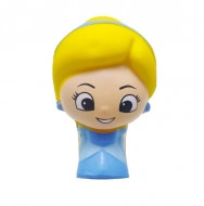 Jucarie Squishy, model fetita blonda, cocheta, multicolora