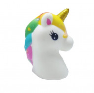 Jucarie Squishy, parfumata, calut unicorn, multicolor