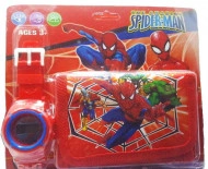 Set Ceas pentru baietei cu portofel, tip Spider Man