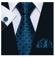Set cravata + batista + butoni - matase 100% - model 154