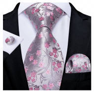Set cravata + batista + butoni - matase 100% - model 178