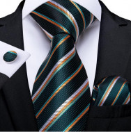 Set cravata + batista + butoni - matase 100% - model 251