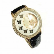 Ceas dama Black & Golden Butterfly