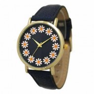 Ceas dama - Each Hour a Flower - negru