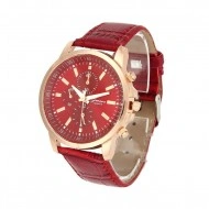 Ceas dama Geneva Classic Red