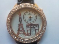 Ceas de dama cu Turnul Eiffel - disponibil in 4 culori - Img 2