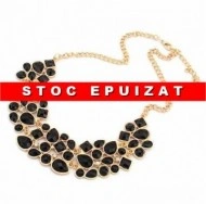 Colier fashion de dama, stil si eleganta - black - Img 2