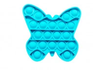 Jucarie Pop It, antistres, forma fluture blue - verde