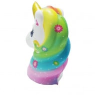 Jucarie Squishy, parfumata, calut unicorn, multicolor