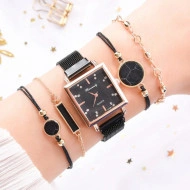 Set Ceas dama cu bratara magnetica Rinnandy + bratara