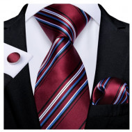 Set cravata + batista + butoni - matase 100% - model 145