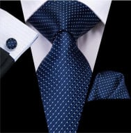 Set cravata + batista + butoni - matase 100% - model 219