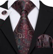 Set cravata + batista + butoni - matase 100% - model 44