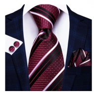 Set cravata + batista + butoni - matase 100% - model 77