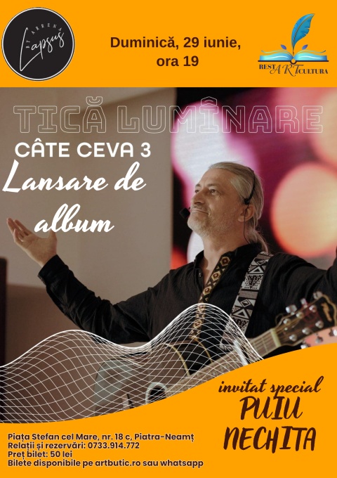 Tică Lumînare - Câte ceva 3, lansare de album