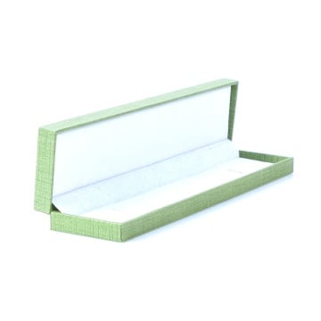 CUTIE PENTRU BRATARA IMITATIE LEMN VERDE DESCHIS CU BEJ