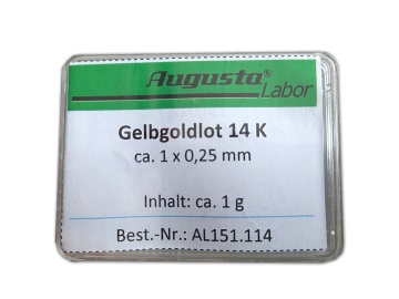 LIPITURA AUR GALBEN 14K 1G - Img 2