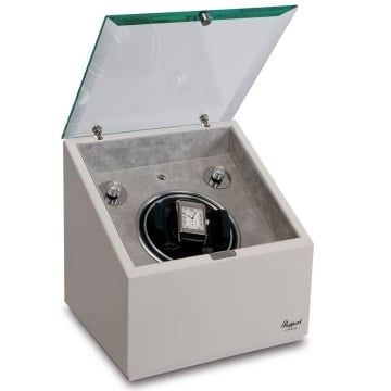 WATCH WINDER RAPPORT ALB CU CAPAC DE STICLA