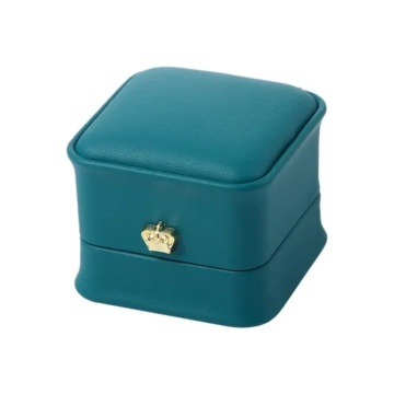 CUTIE PENTRU INEL IMITATIE PIELE VERDE