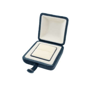 CUTIE PENTRU INEL VELVET ROYAL BLUE ELEGANT - Img 2