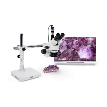 MICROSCOP CU ZOOM SI BRAT PIVOTANT