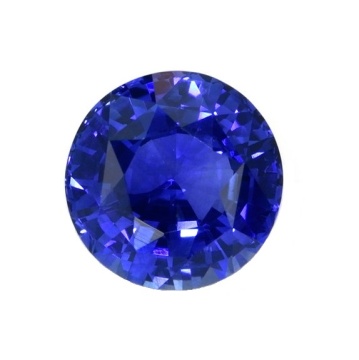 SAFIR ALBASTRU NATURAL ROTUND