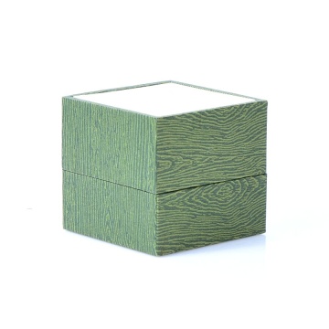 CUTIE PENTRU INEL IMITATIE LEMN VERDE CU BEJ