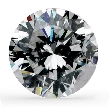 DIAMANT NEGRU ROTUND 2.5CT