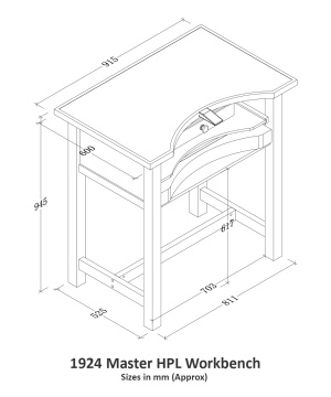 BANC PENTRU BIJUTIERI MASTER HPL - Img 6