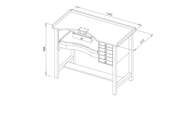 BANC PROFESIONAL PENTRU LUCRU DURSTON - Img 10