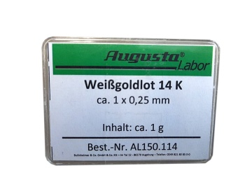 LIPITURA AUR ALB 14K 1G - Img 2