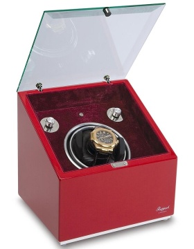 WATCH WINDER RAPPORT ROSU CU CAPAC DE STICLA
