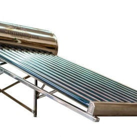 Calentador Solar BICENTENARIO de 12 Tubos para 3 o 4 personas (Baja Presión)