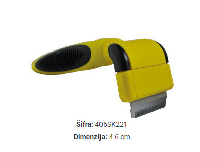 ČETKA ZA PSE FURMINATOR ŽUTI