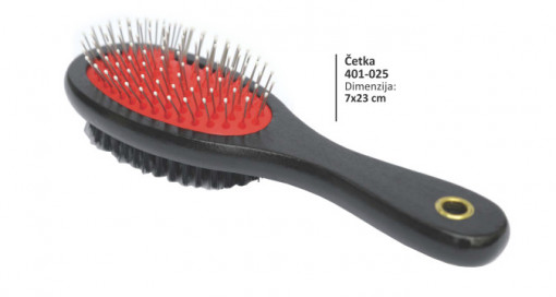 ČETKA ZA PSE DVOSTRANA 7cmx23cm
