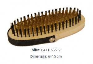 Četka ovalna sa iglicama od mesinga