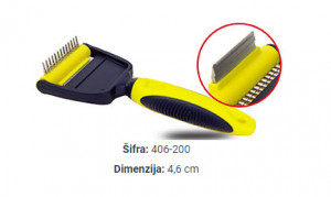 ČETKA ZA PSE GRABULJA/TRIMER 2in1