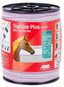 TOPLINE TRAKA BELO LJUBIČASTA 200MX20MM